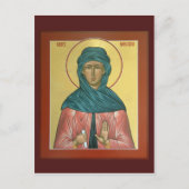 Saint Macrina Prayer-kaart Briefkaart (Voorkant)