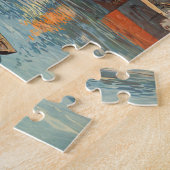 Saint Malo, Frankrijk, Oude Reisposter Kunst Legpuzzel (Zijkant)