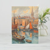 Saint Malo, Frankrijk, Vintage Reisposter Kunst (Staand voorkant)