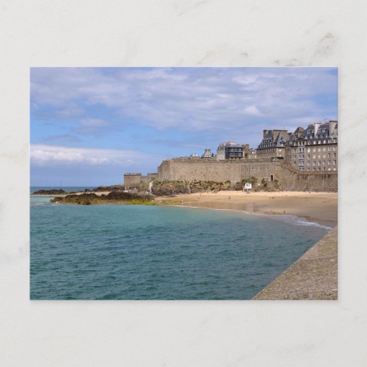 Saint-Malo in Frankrijk Briefkaart (Voorkant)