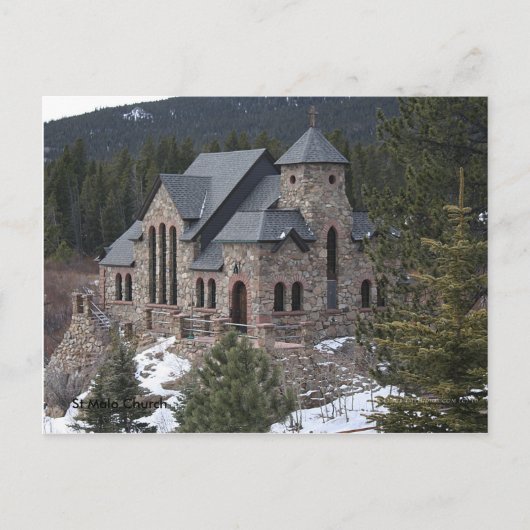 Saint Malo, St Malo-kerk Briefkaart (Voorkant)