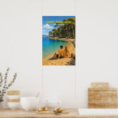 Saint-Mandrier – Oude Reisposter Poster (Keuken)