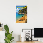 Saint-Mandrier – Oude Reisposter Poster (Thuiskantoor)