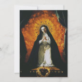 Saint Margaret Mary Alacoque Bedankkaart (Voorkant)
