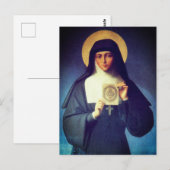 Saint Margaret Mary Alacoque Briefkaart (Voorkant / Achterkant)
