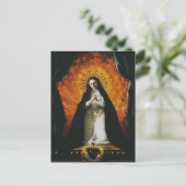 Saint Margaret Mary Alacoque Briefkaart (Staand voorkant)