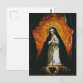 Saint Margaret Mary Alacoque Briefkaart (Voorkant / Achterkant)