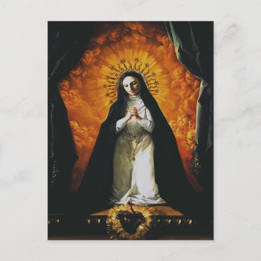 Saint Margaret Mary Alacoque Briefkaart (Voorkant)