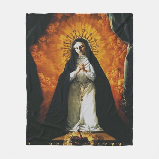 Saint Margaret Mary Alacoque Fleece Deken (Voorkant)