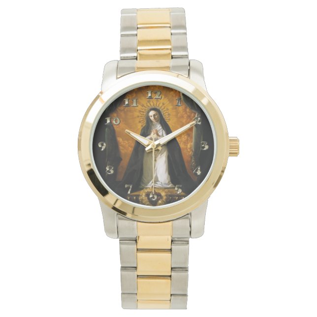 Saint Margaret Mary Alacoque Heart - Giaquinto Horloge (Voorkant)