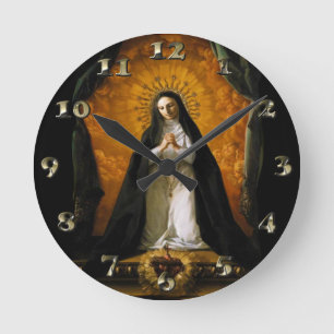 Saint Margaret Mary Alacoque Heart - Giaquinto Ronde Klok
