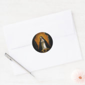 Saint Margaret Mary Alacoque Heart - Giaquinto Ronde Sticker (Envelop)