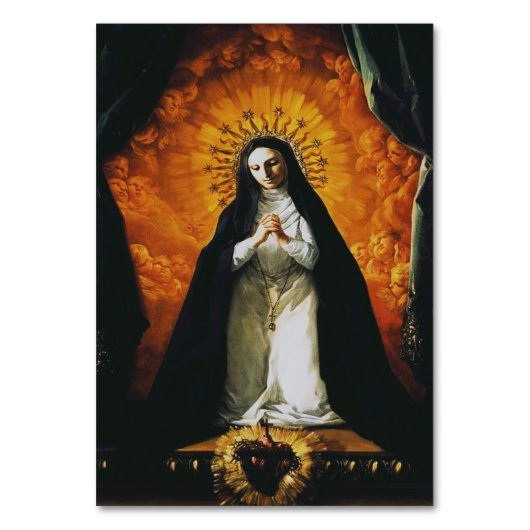 Saint Margaret Mary Alacoque Kaart (Voorkant)