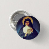Saint Margaret Mary Alacoque Ronde Button 3,2 Cm (Voorkant /achterkant)