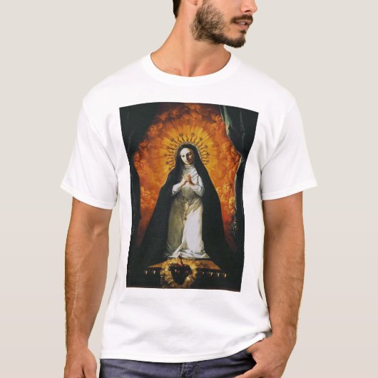 Saint Margaret Mary Alacoque T-shirt (Voorkant)