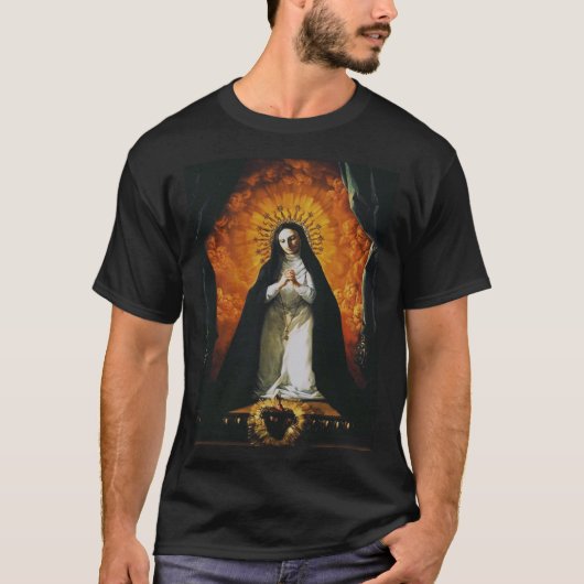 Saint Margaret Mary Alacoque T-shirt (Voorkant)