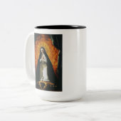 Saint Margaret Mary Alacoque Tweekleurige Koffiemok (Voorkant links)
