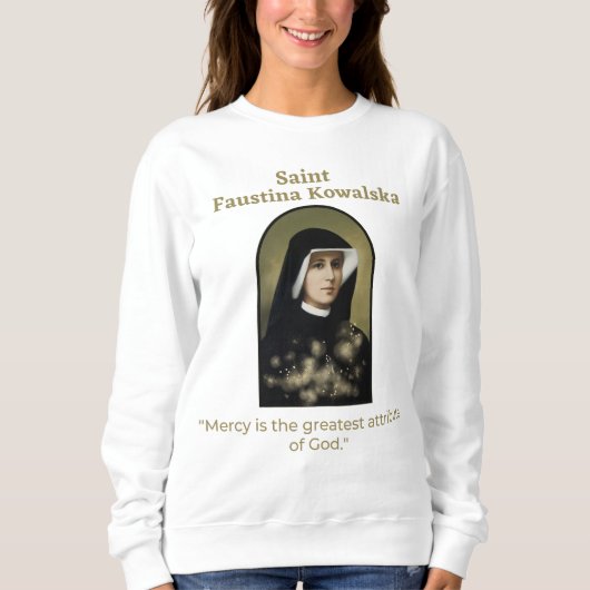 saint maria faustina kowalska trui (Voorkant)