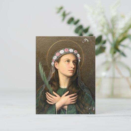 Saint Maria Goretti Briefkaart (Staand voorkant)