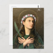 Saint Maria Goretti Briefkaart (Voorkant / Achterkant)