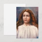 Saint Maria Goretti Holy Card Bedankkaart (Voorkant / Achterkant)