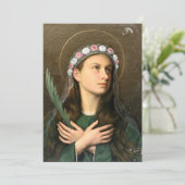 Saint Maria Goretti Kaart (Staand voorkant)