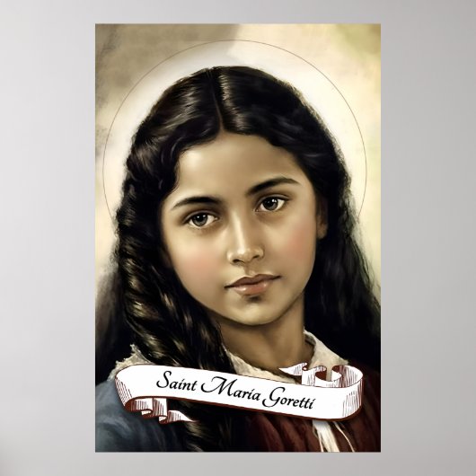 Saint Maria Goretti Poster (Voorkant)