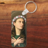 Saint Maria Goretti Sleutelhanger (Achterkant)