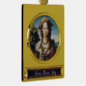 SAINT MARIA MAGDALENE VERGULD BANNER ORNAMENT (Rechts)