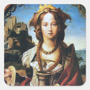 SAINT MARIA MAGDALENE VIERKANTE STICKER