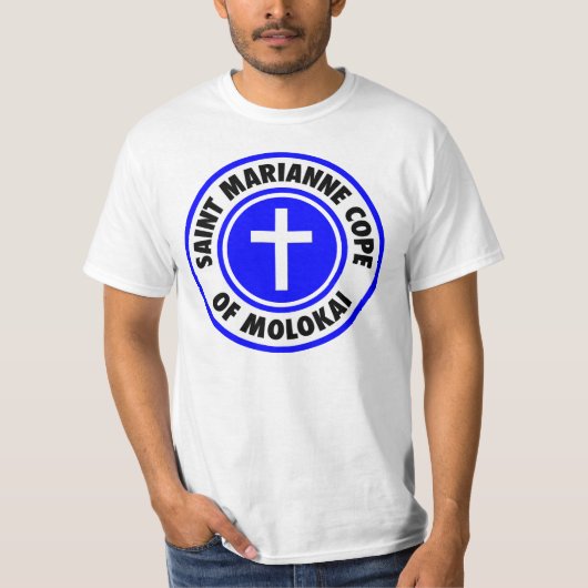 Saint Marianne Cope van Molokai T-shirt (Voorkant)