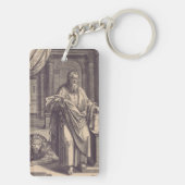 Saint Mark de Evangelist Sleutelhanger (achterkant)