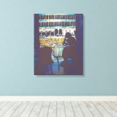 Saint Mark's Silhouette, Venetië Canvas Afdruk (Insitu (Houten vloer))