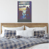 Saint Mark's Silhouette, Venetië Canvas Afdruk (Insitu (Slaapkamer))