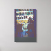 Saint Mark's Silhouette, Venetië Canvas Afdruk (Voorkant)