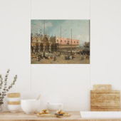Saint Mark's, Venetië - Canaletto Fine Art Poster (Keuken)