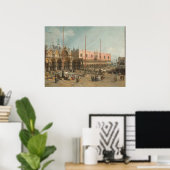 Saint Mark's, Venetië - Canaletto Fine Art Poster (Thuiskantoor)