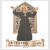 Saint Maron, Sticker van de maronitische kerk (Vel)