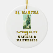 SAINT MARTHA KERAMISCH ORNAMENT (Voorkant)