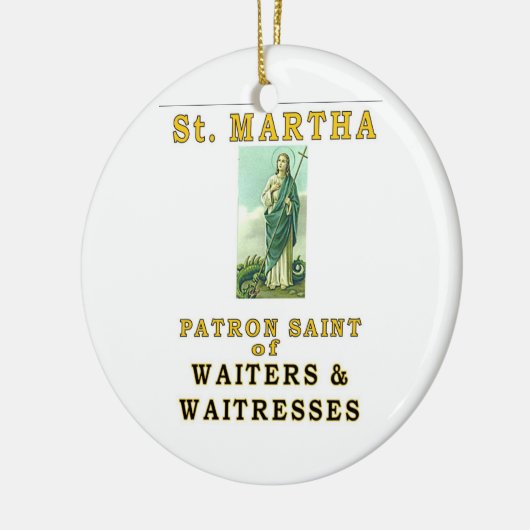 SAINT MARTHA KERAMISCH ORNAMENT (Links)