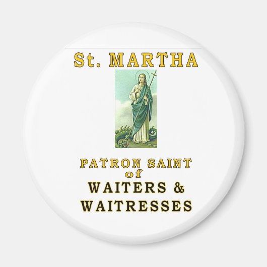 SAINT MARTHA MAGNEET (Voorkant)
