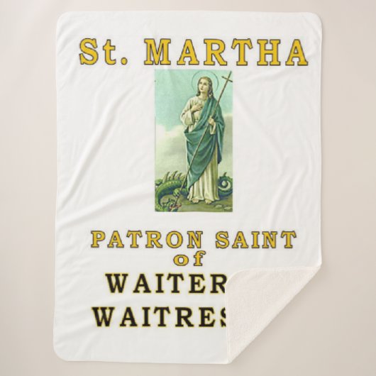 SAINT MARTHA SHERPA DEKEN (Voorkant)