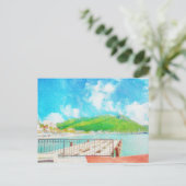 Saint Martin Briefkaart (Staand voorkant)