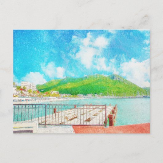 Saint Martin Briefkaart (Voorkant)