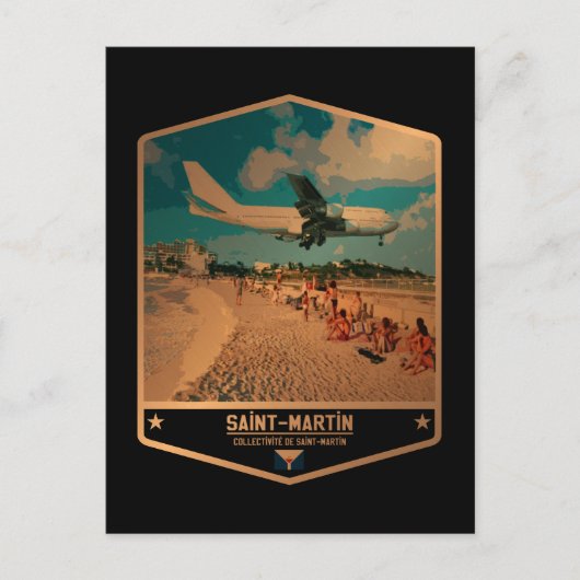 Saint Martin Briefkaart (Voorkant)