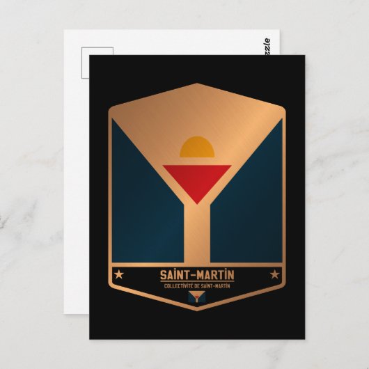 Saint Martin Briefkaart (Voorkant / Achterkant)