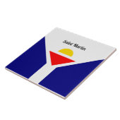 Saint Martin, Caraïbisch gebied  Tegeltje (Zijkant)