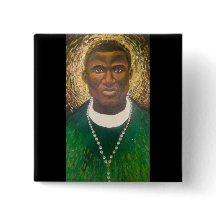 Saint Martin de Porres Button