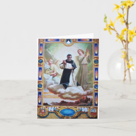 Saint Martin De Porres Kaart (Gele Bloem)