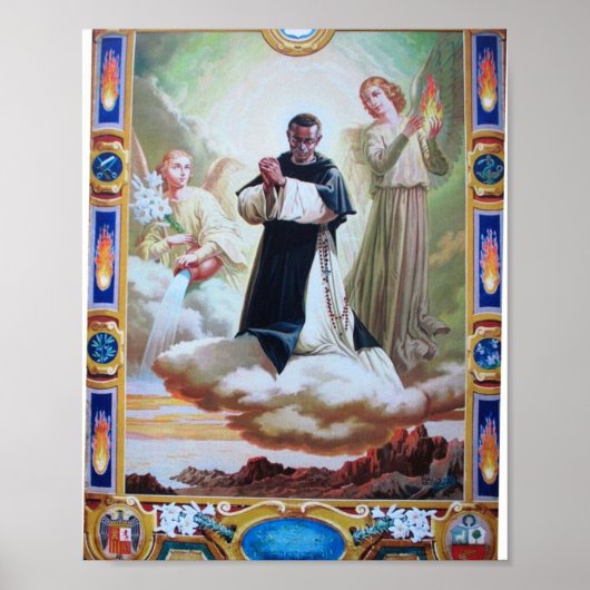 Saint Martin De Porres Poster (Voorkant)